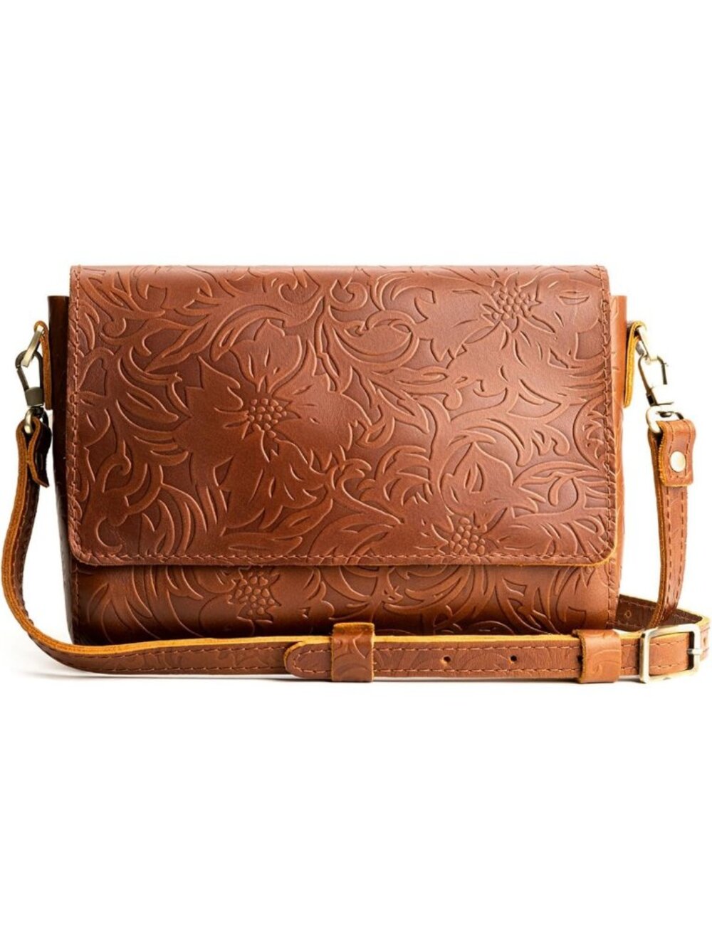 Stylish Full-Grain Leather Crossbody Bag for Women - Perfect Everyday Accessory